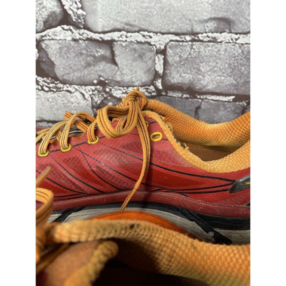 Hoka One Vibram Mafate Speed 2 Red Synthetic Running Shoes Men 9.5M US/43 1/3EU - Picture 12 of 16